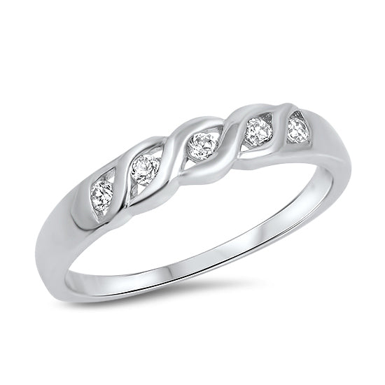 Silver CZ Ring