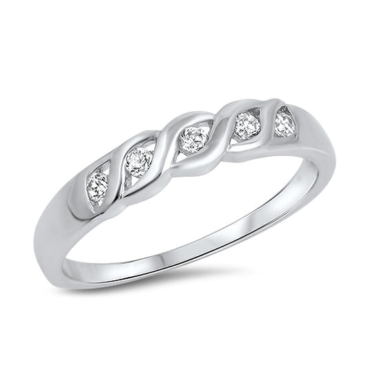 Silver CZ Ring