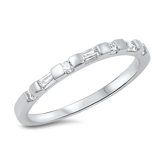 Silver CZ Ring