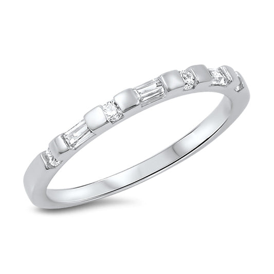 Silver CZ Ring
