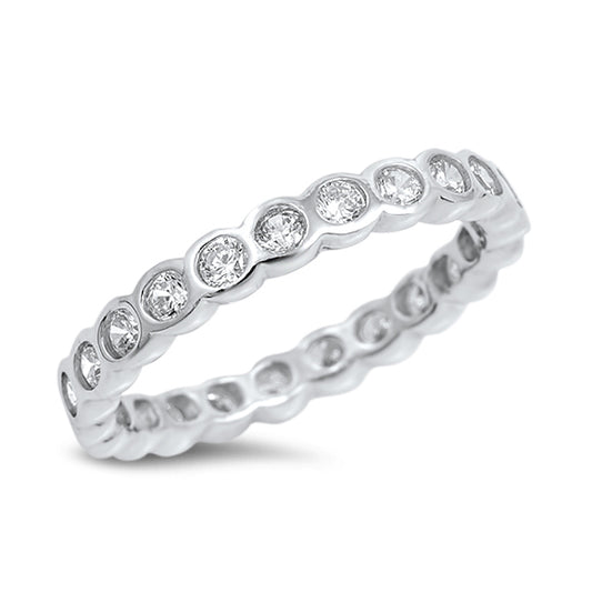 Silver CZ Ring