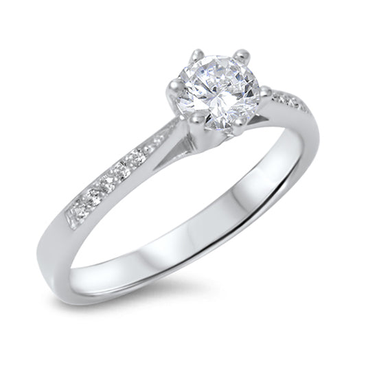 Silver CZ Ring