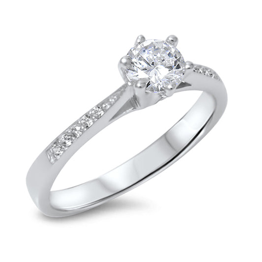 Silver CZ Ring