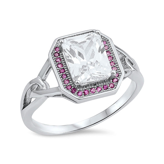 Silver CZ Ring