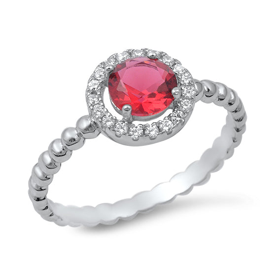 Silver CZ Ring