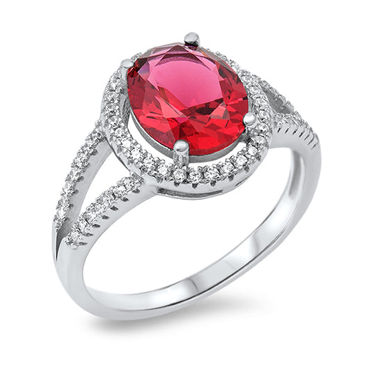 Silver CZ Ring
