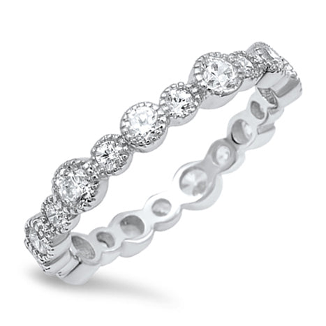 Silver CZ Ring