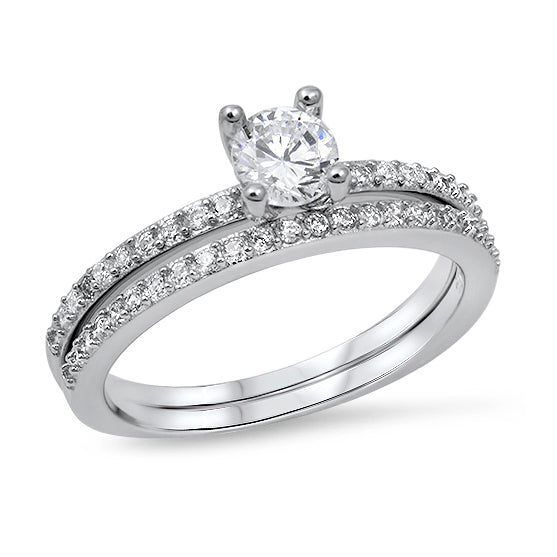 Silver CZ Ring