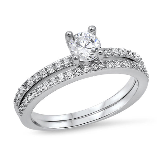 Silver CZ Ring