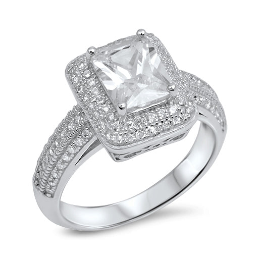 Silver CZ Ring