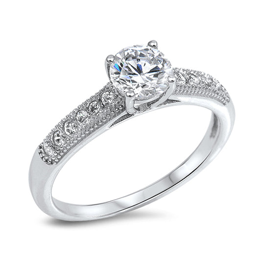 Silver CZ Ring