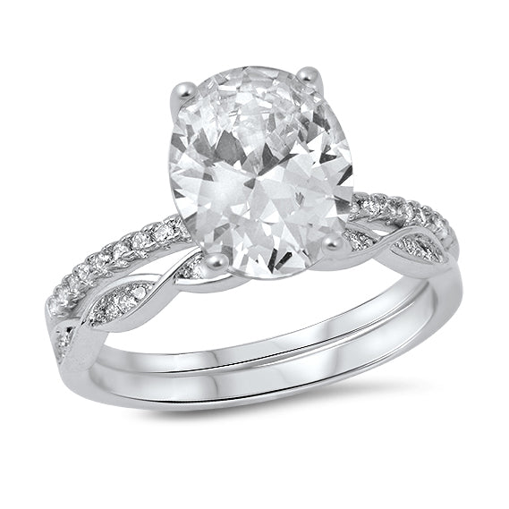 Silver CZ Ring