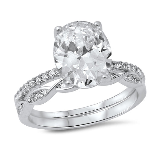 Silver CZ Ring