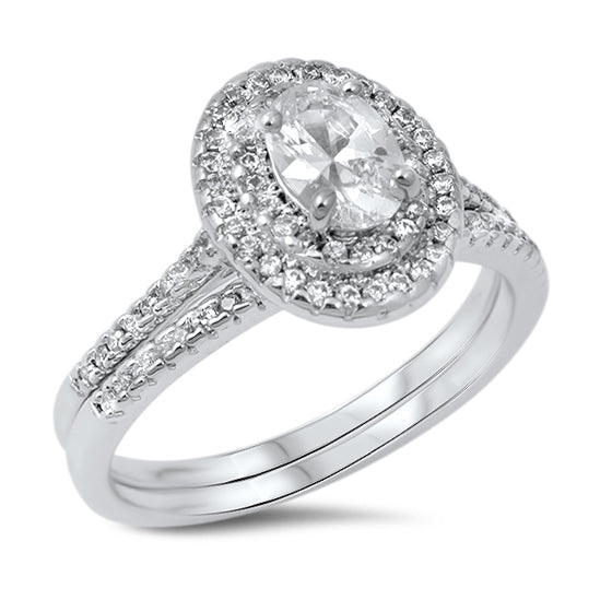 Silver CZ Ring