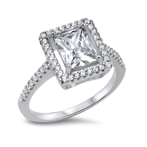 Silver CZ Ring