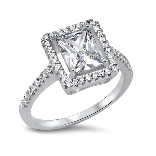 Silver CZ Ring
