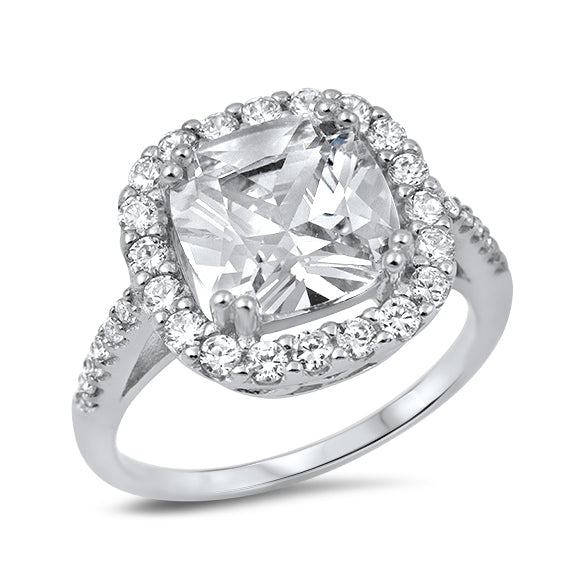 Silver CZ Ring