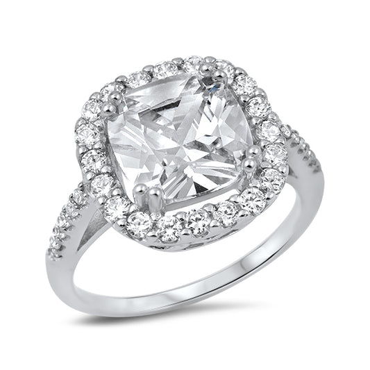 Silver CZ Ring