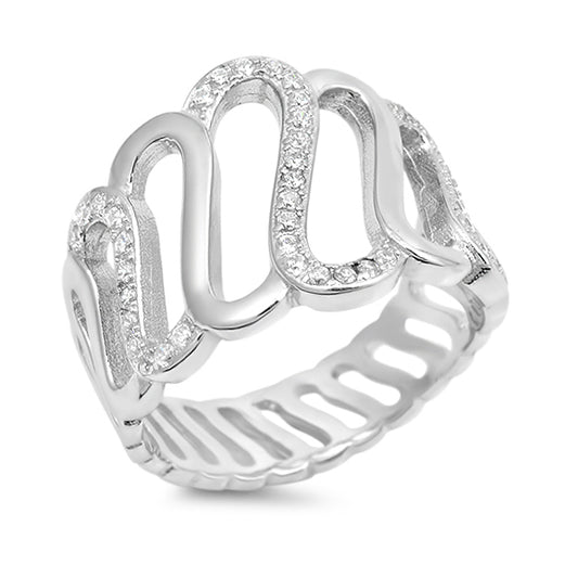 Silver CZ Ring