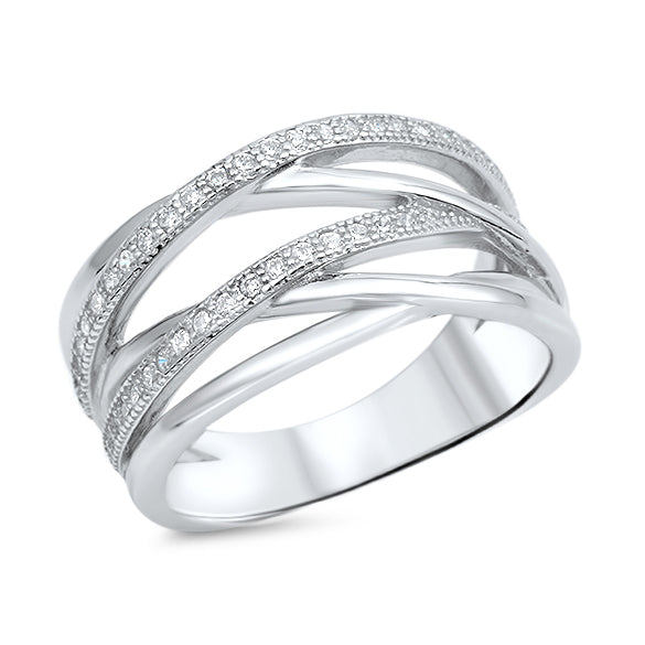 Silver CZ Ring