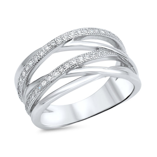 Silver CZ Ring