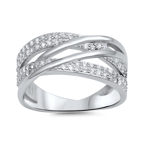 Silver CZ Ring