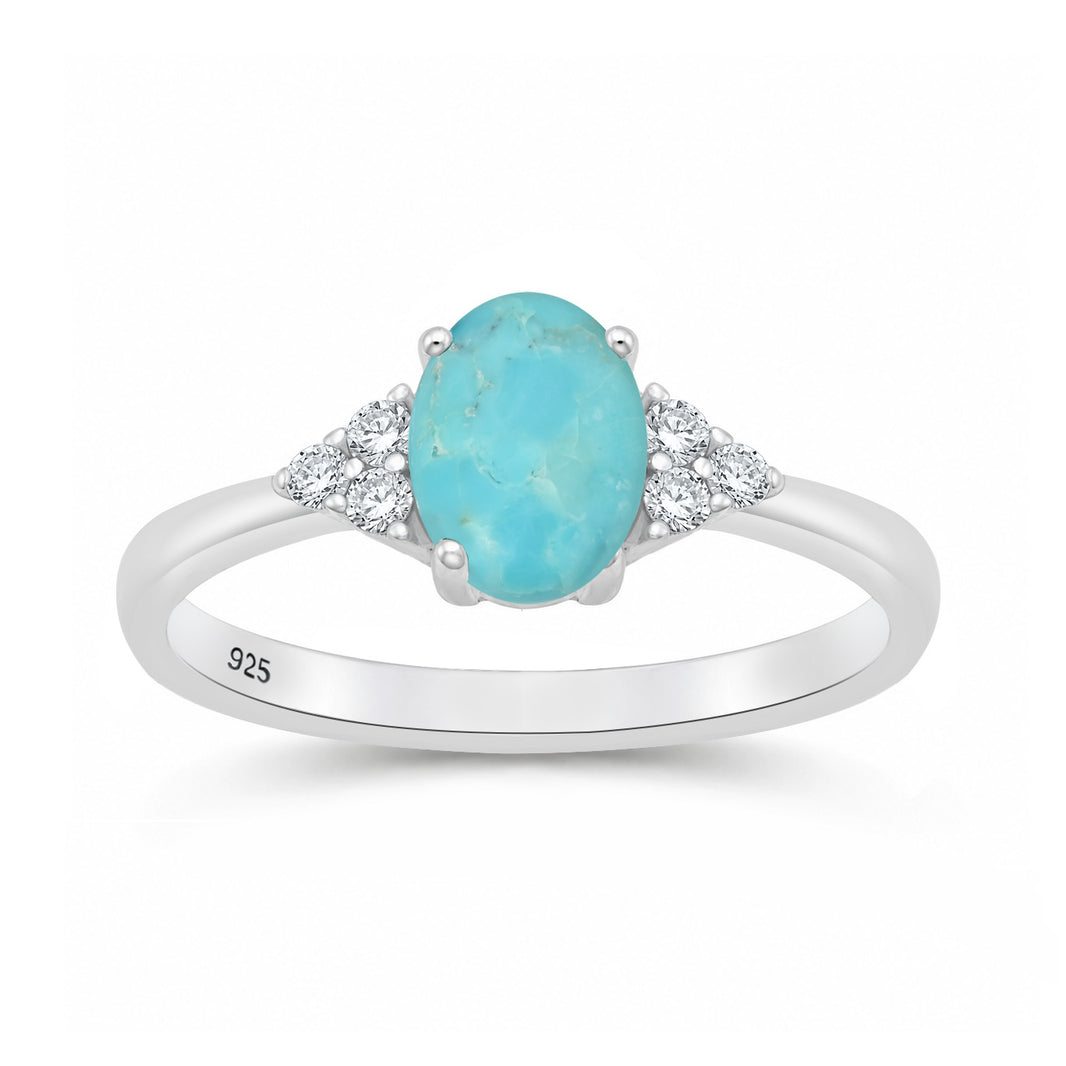 Silver Stone Ring