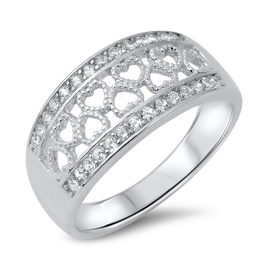 Silver CZ Ring