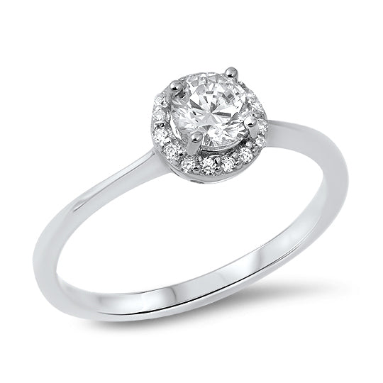 Silver CZ Ring