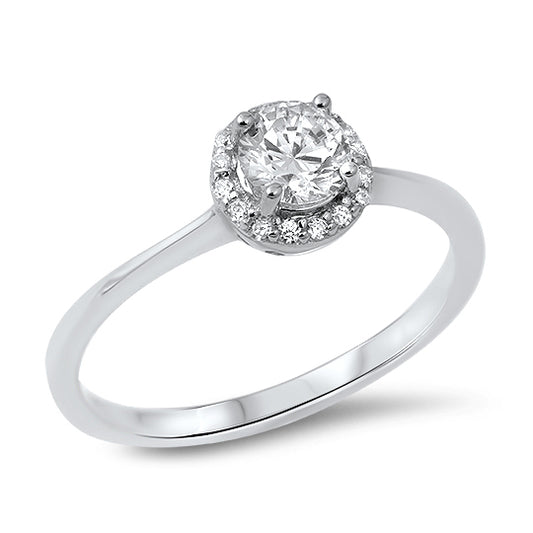 Silver CZ Ring