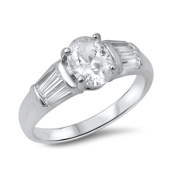 Silver CZ Ring