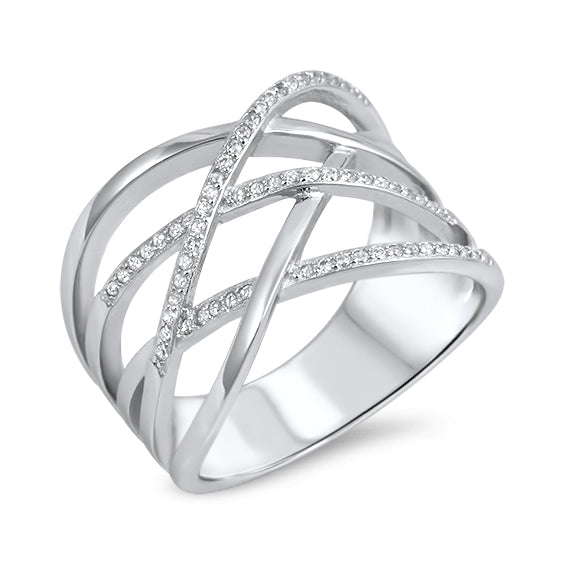 Silver CZ Ring