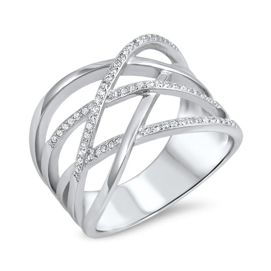 Silver CZ Ring