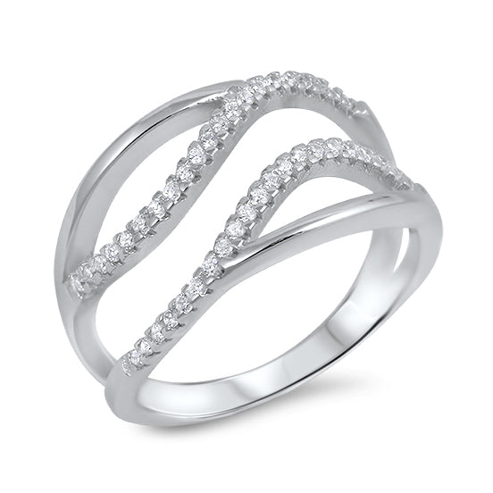 Silver CZ Ring