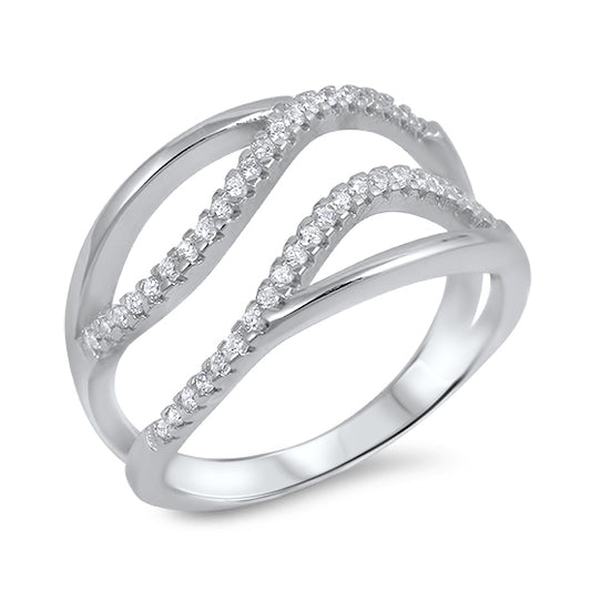 Silver CZ Ring