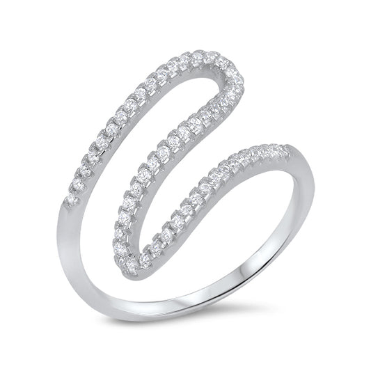 Silver CZ Ring