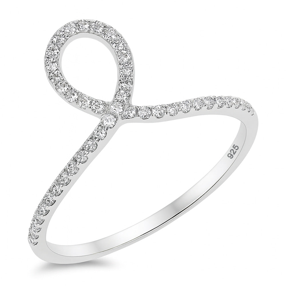 Silver CZ Ring