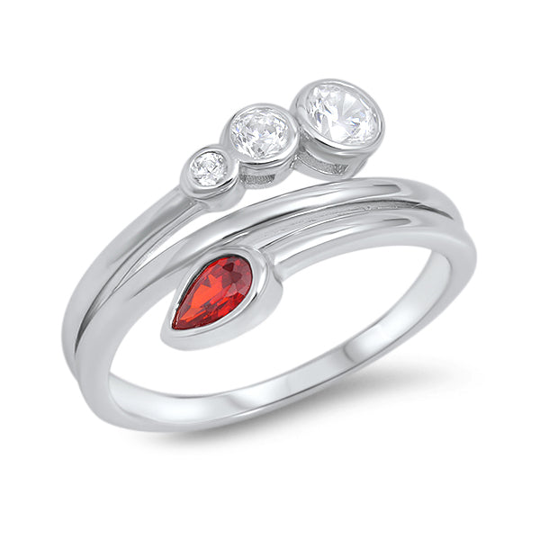 Silver CZ Ring