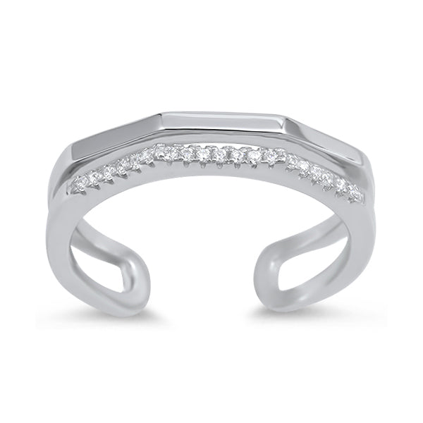 Silver CZ Ring
