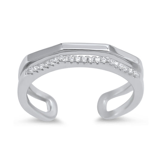Silver CZ Ring