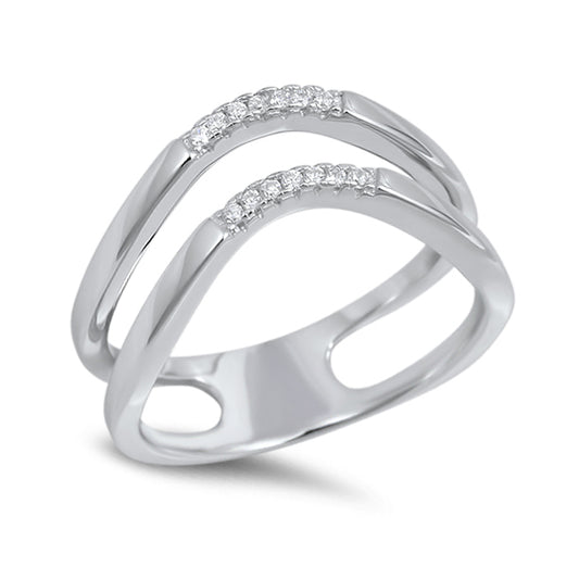 Silver CZ Ring