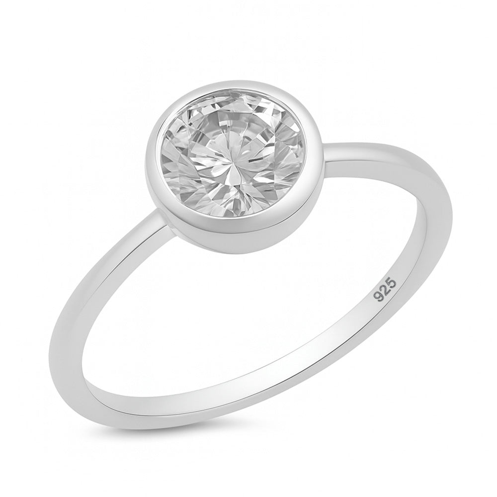 Silver CZ Ring