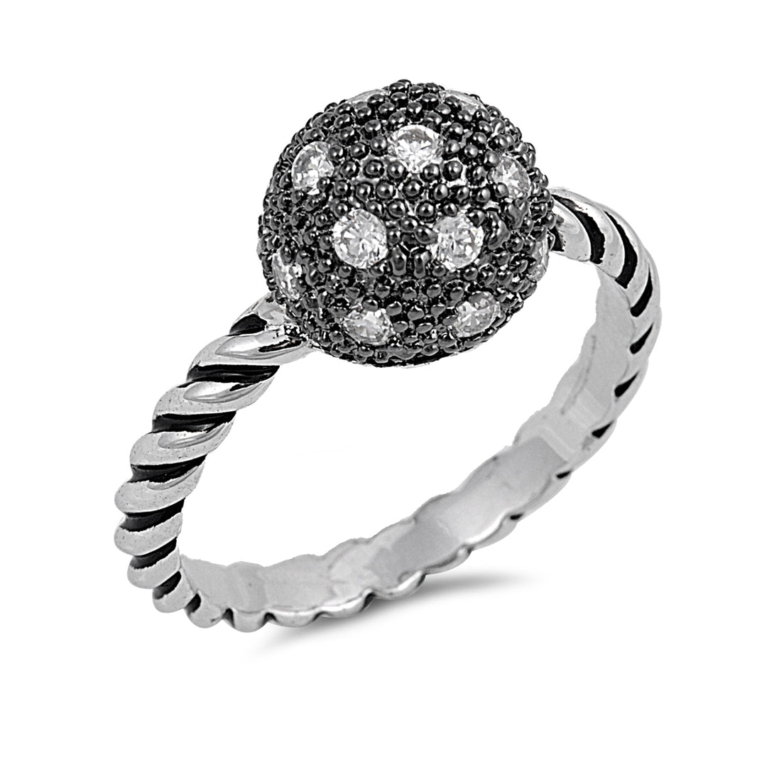 Silver CZ Ring