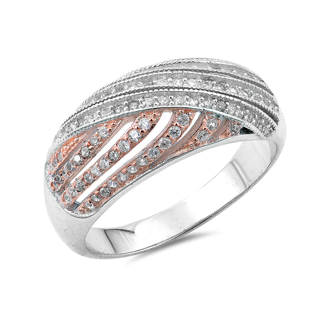 Silver Ring W/ CZ