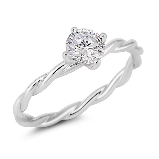 Silver CZ Ring