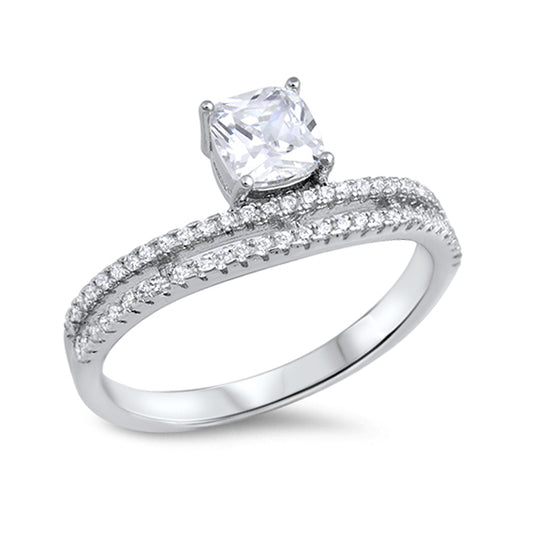 Silver CZ Ring