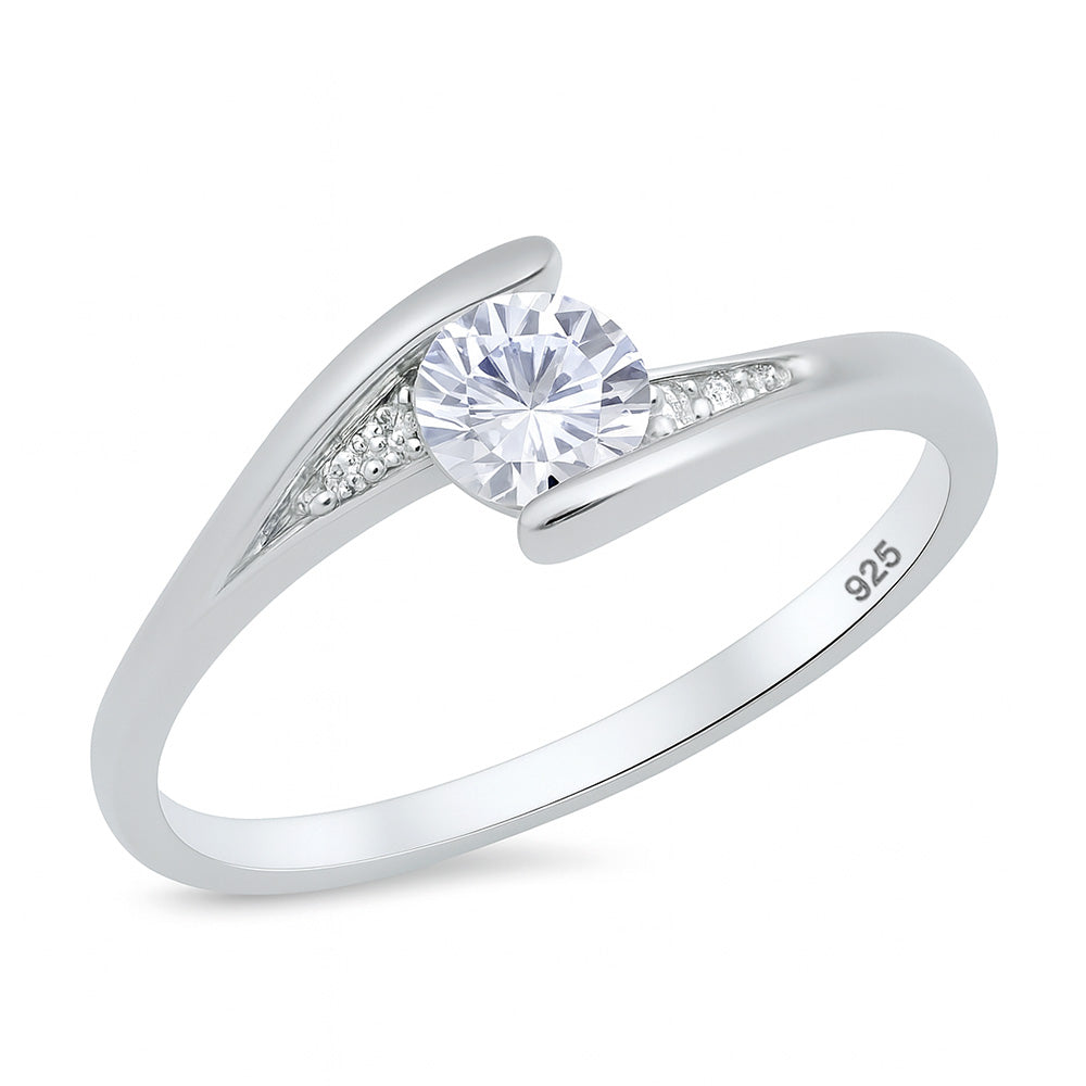 Silver CZ Ring