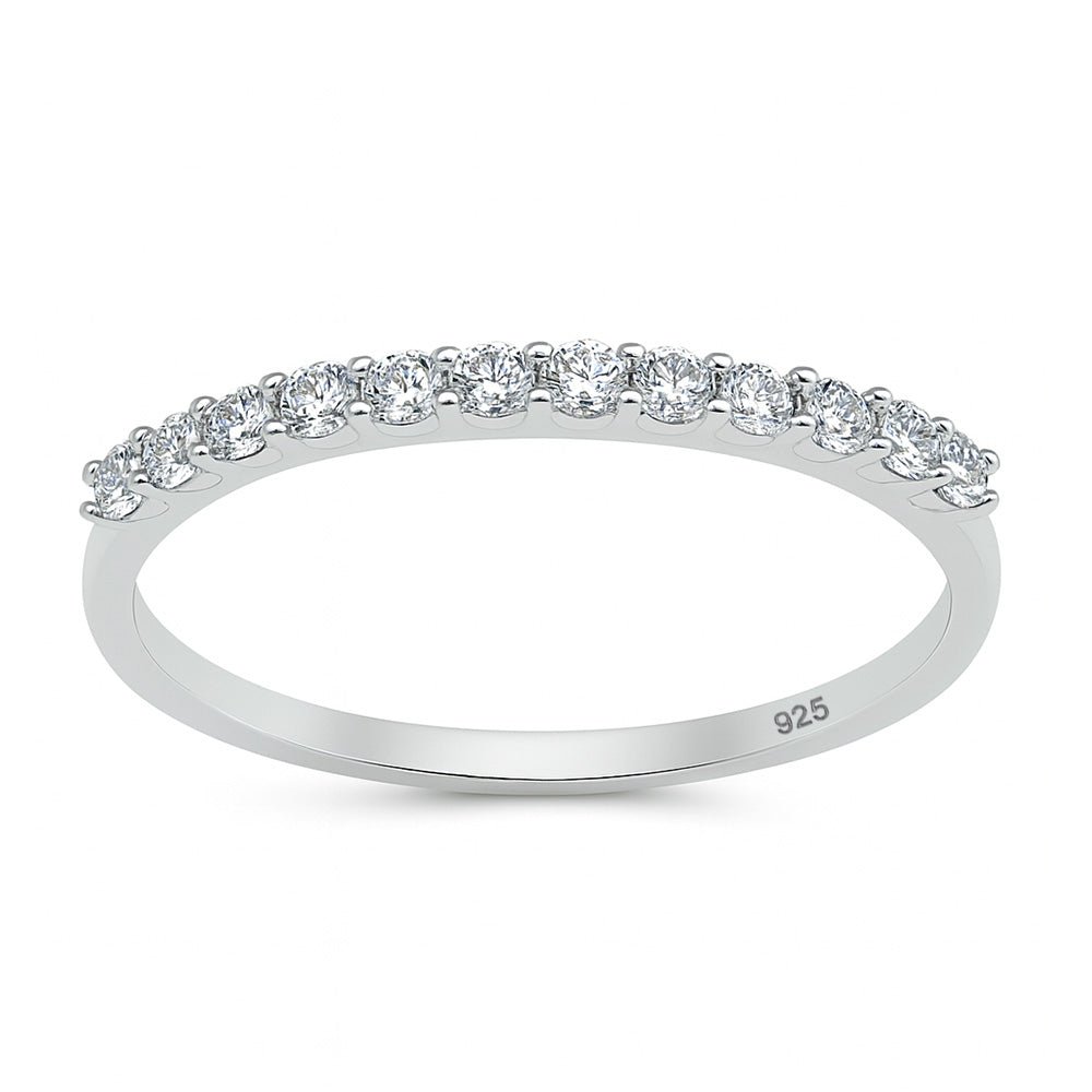 Silver Ring W/ CZ