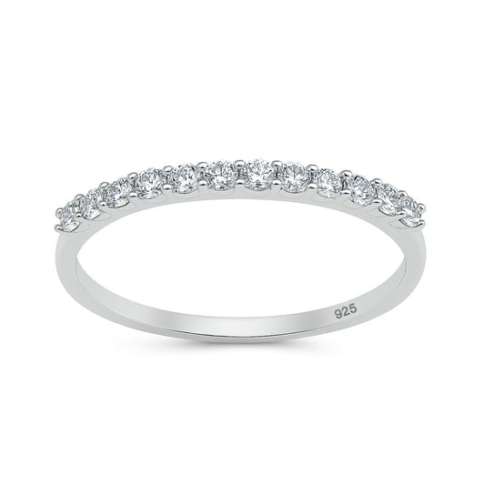 Silver Ring W/ CZ