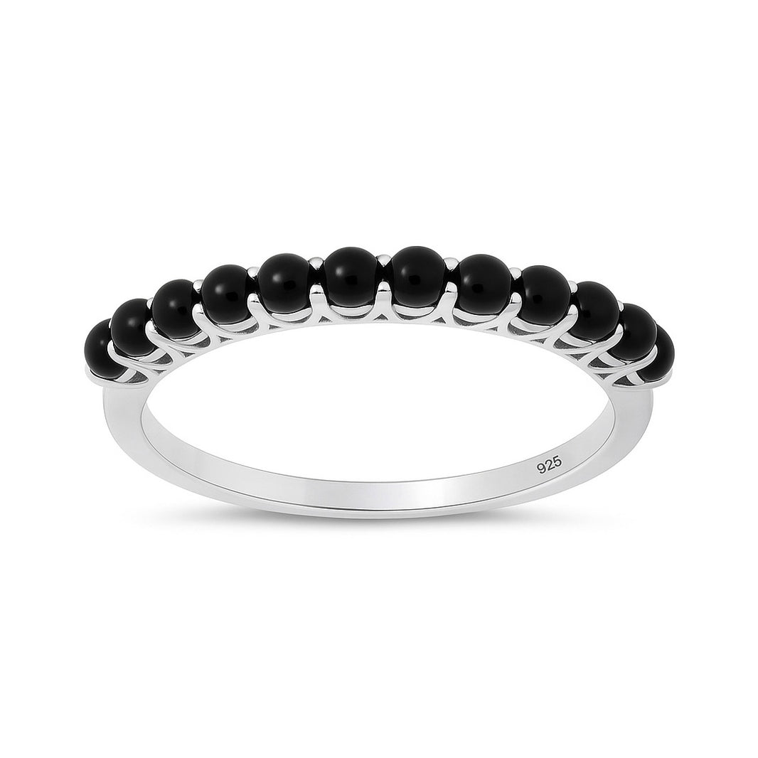 Silver Stone Ring - Stackable